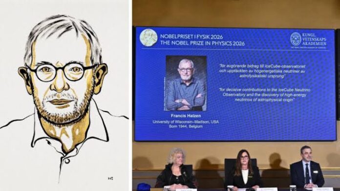Francis Halzen Nobel Prize 2026